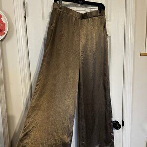 Molly Green Shimmery Wide Leg Pants